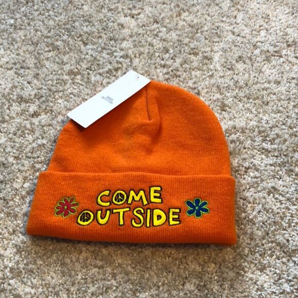 Urban Outfitters Accessories - New Urban outfitters UO Coney Island Picnic Come Outside Beanie hat